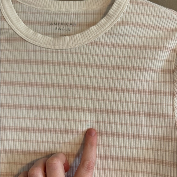 American Eagle Ribbed Tee - Picture 3 of 5